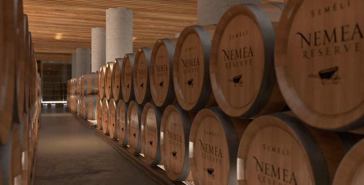 Semeli Winery Cellar