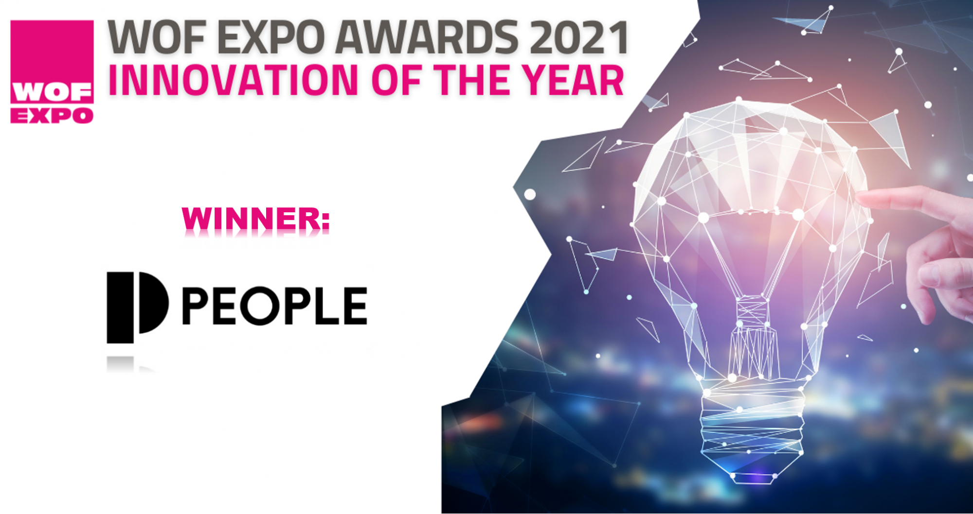 innovation of the year awards WOF expo
